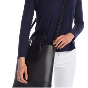 Melrose & Market Audrey Pebbled Leather Convertible Tote Bag